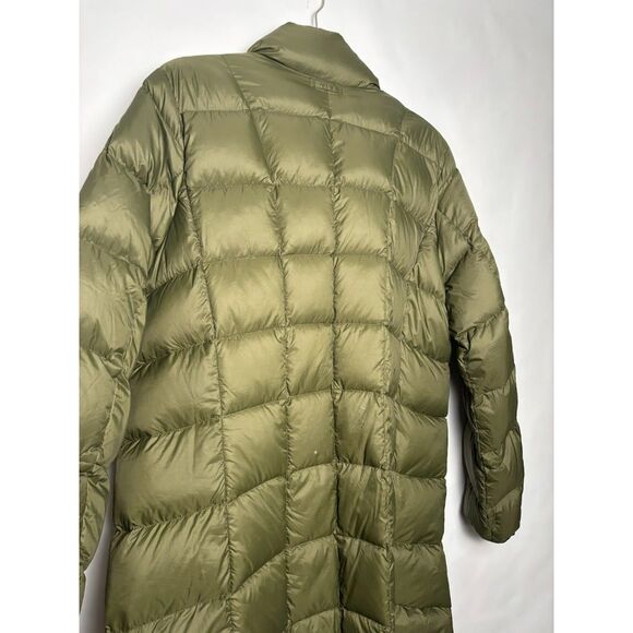 Eddie Bauer Coat Women's XL Green Olive Quilted Puffer Winter Down Filled Warm - Picture 6 of 7